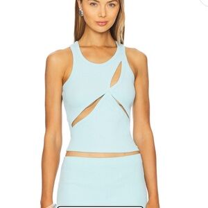 Mother of All Ariel top in Turquoise size XS